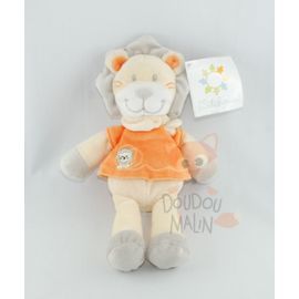  kitchoun lion orange jaune beige gris bandana 